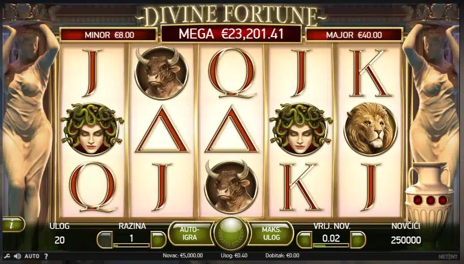 Rizk Casino Divine Fortune