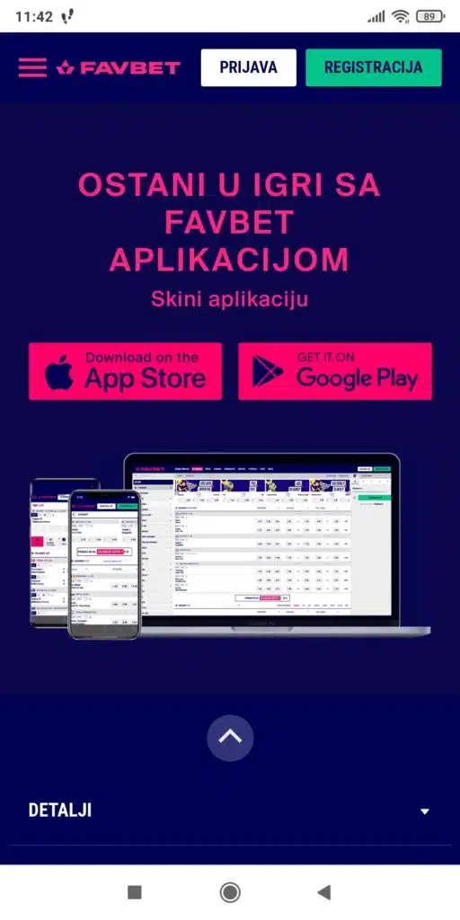 Favbet aplikacija instalacija
