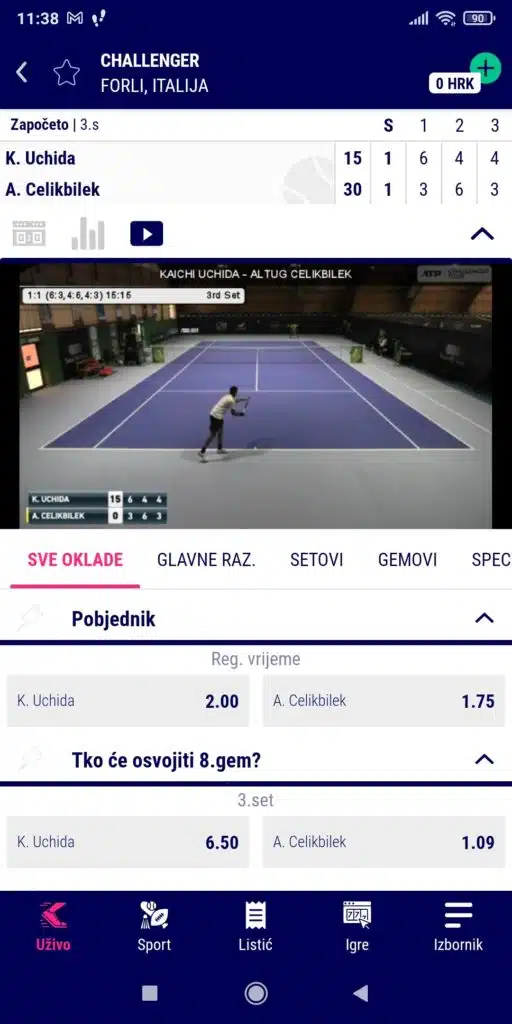 Favbet aplikacija klađenje uživo