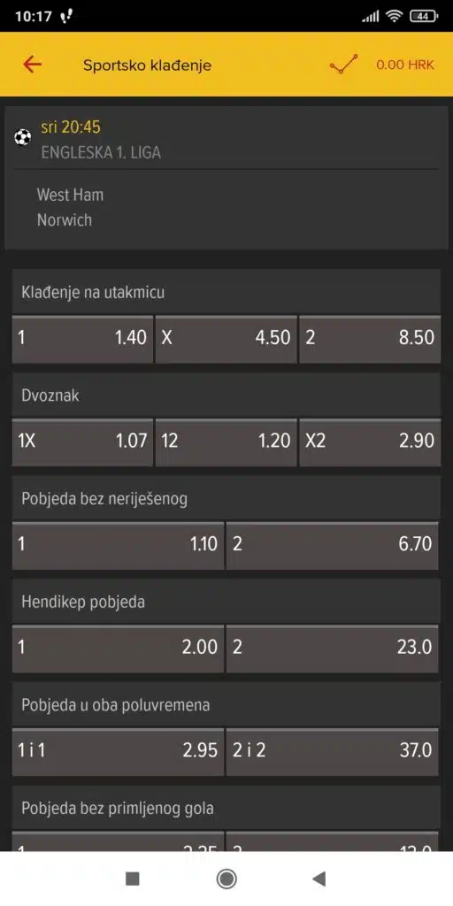 Germania aplikacija tržišta klađenja