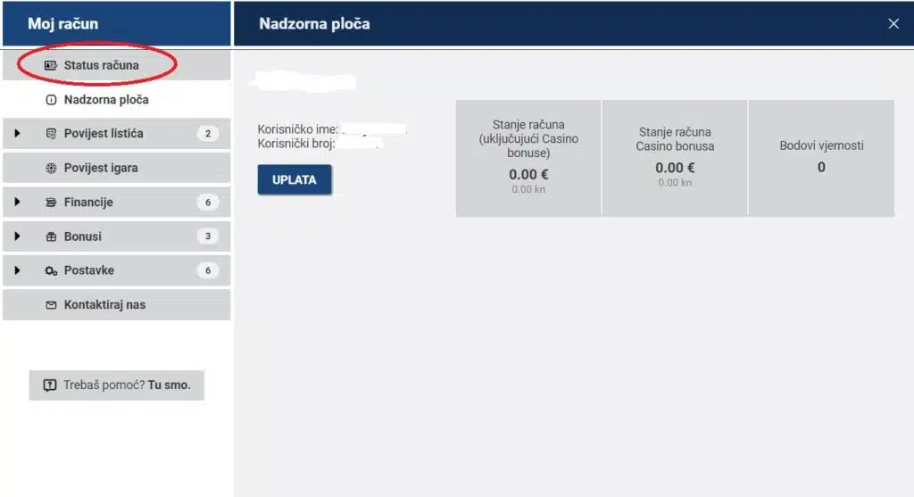 PSK potvrda identiteta izbornik