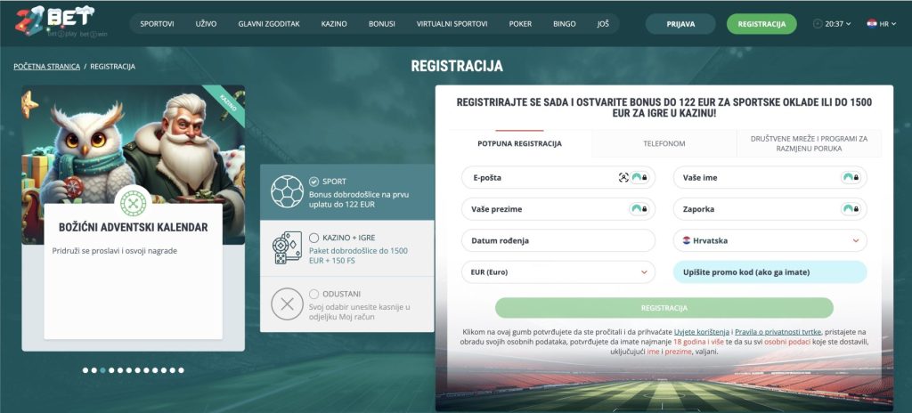 22bet registracija