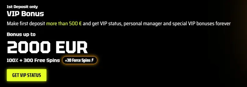 SlotsVader VIP bonus