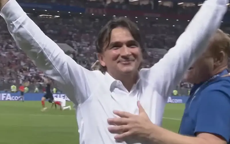 Zlatko Dalić poslije utakmice Hrvatska Engleska 2018