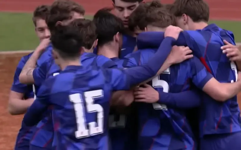 Hrvatska U19 slavi pogodak