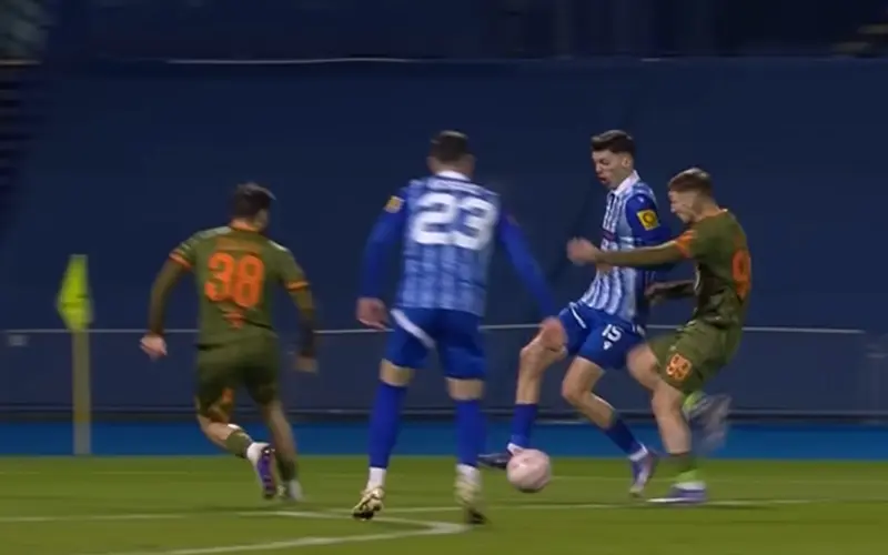 Utakmica Lokomotive i Osijeka u SuperSport HNL-u
