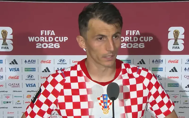 Ante Budimir daje izjavu u dresu reprezentacije