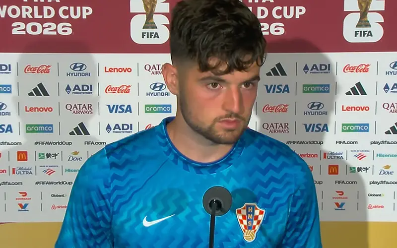 Martin Baturina daje izjavu na SP-u 2026.