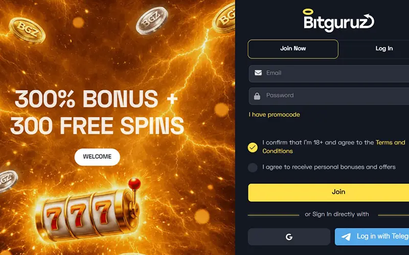 BitGuruz bonus dobrodošlice